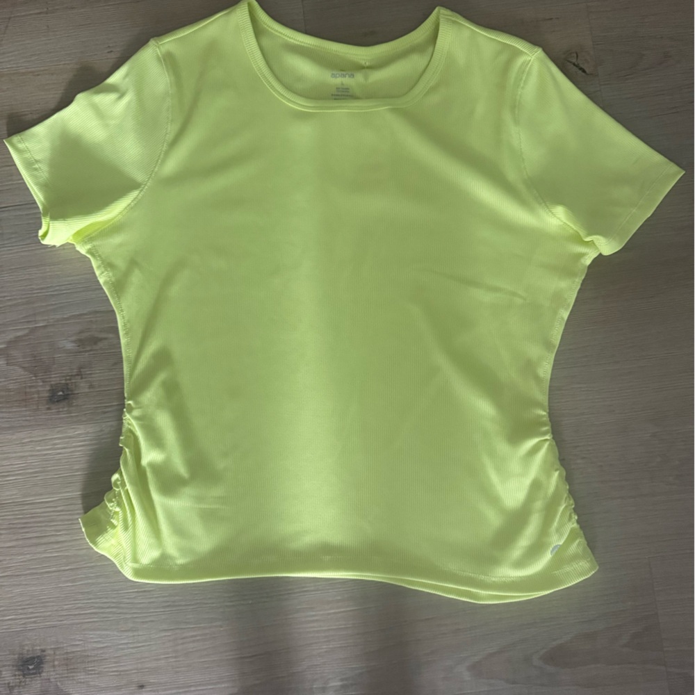 Apana Yellow Fitted Short Sleeve T-Shirt